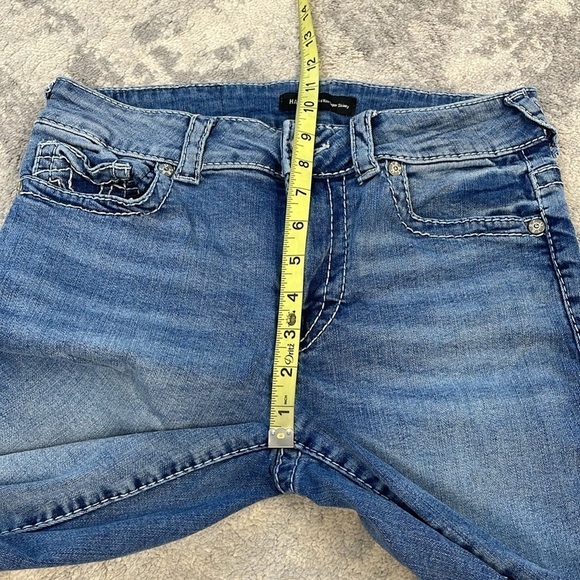 True Religion Halle Mid Rise Super Skinny Jeans Medium Wash Sz 29 - Picture 8 of 13